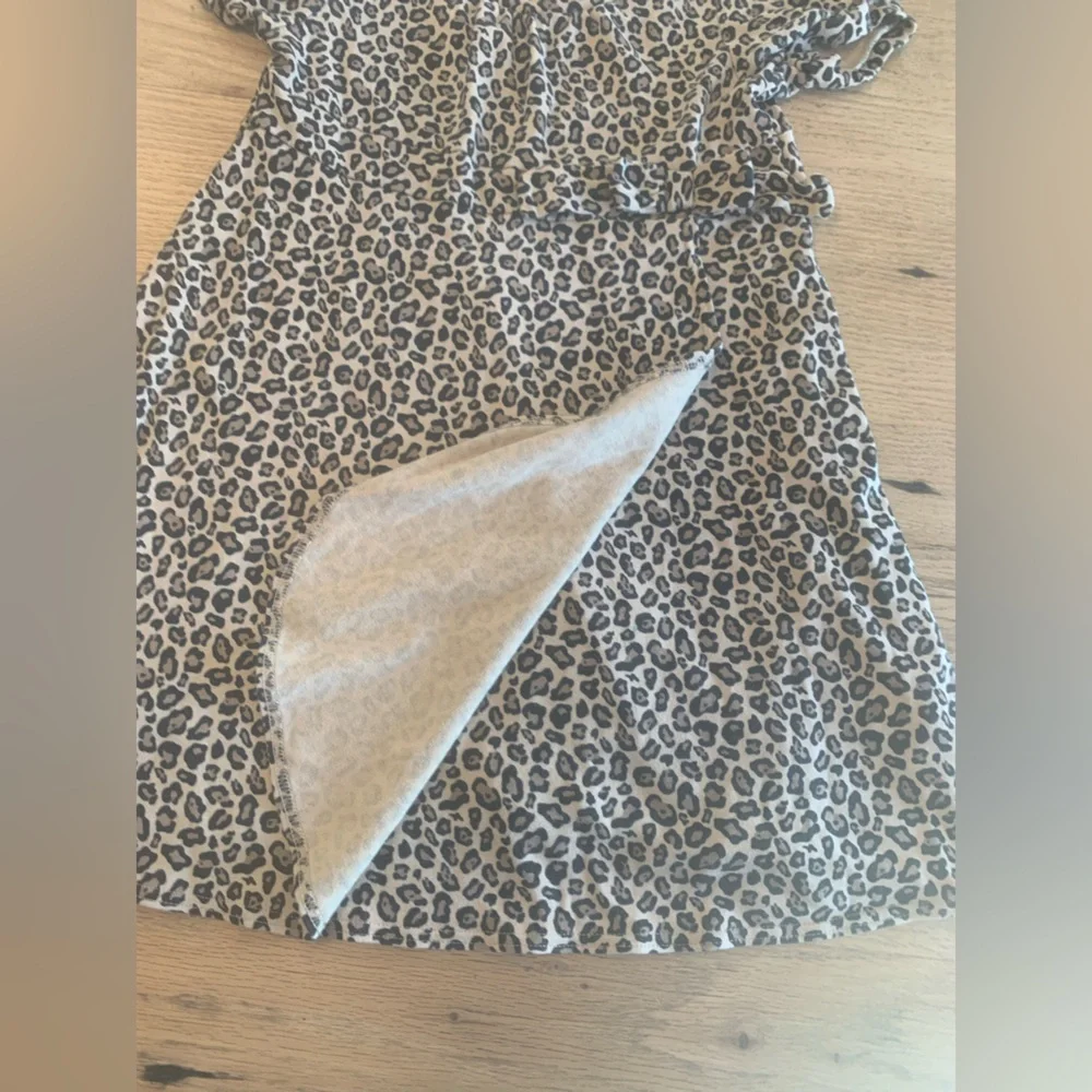 Gymboree‎ Animal Print Short Puff Faux Wrap Tan Black Girls 7 Preloved